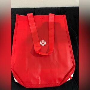 Lululemon Red Tote Bag